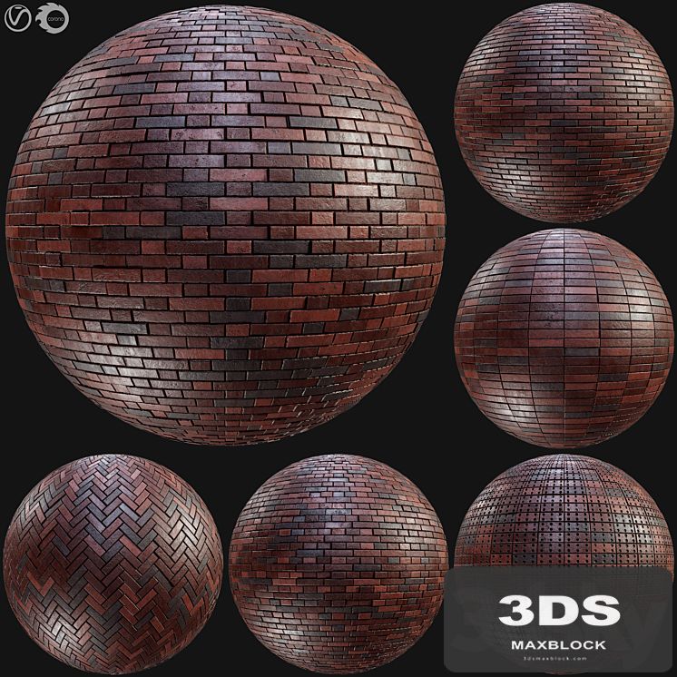 Realistic Brick PBR Material Vol10