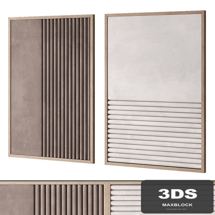 Wall decorative artwork by Karimoku