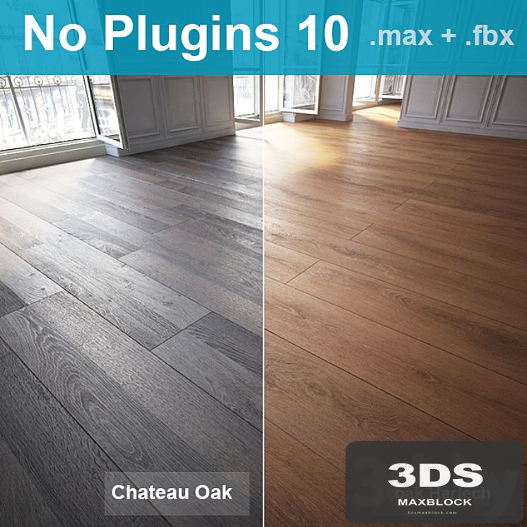 Parquet 10 (2 species, without the use of plug-ins)