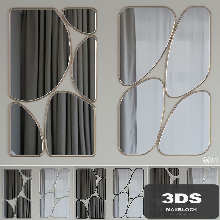 Mirrors quadrant set 02