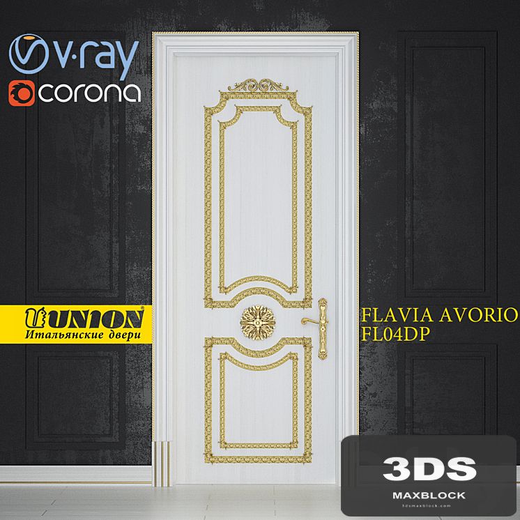 The door FLAVIA FL04DP Avorio