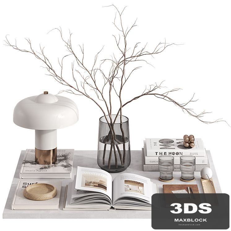 Decorative set with Giovanni Table Lamp
