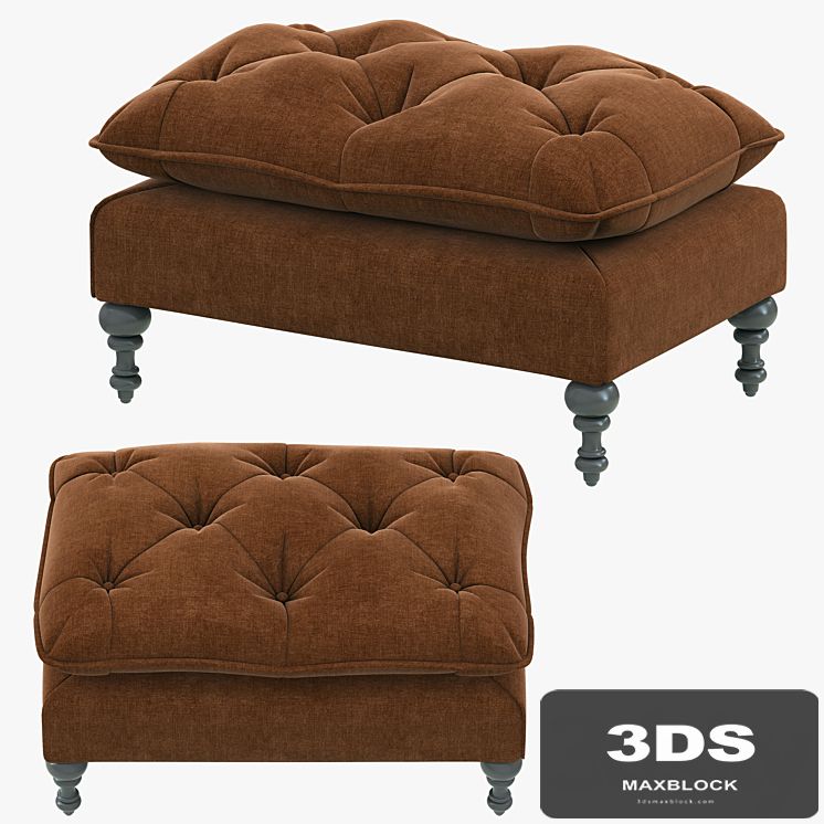 HPDECOR Decorista Choco ottoman