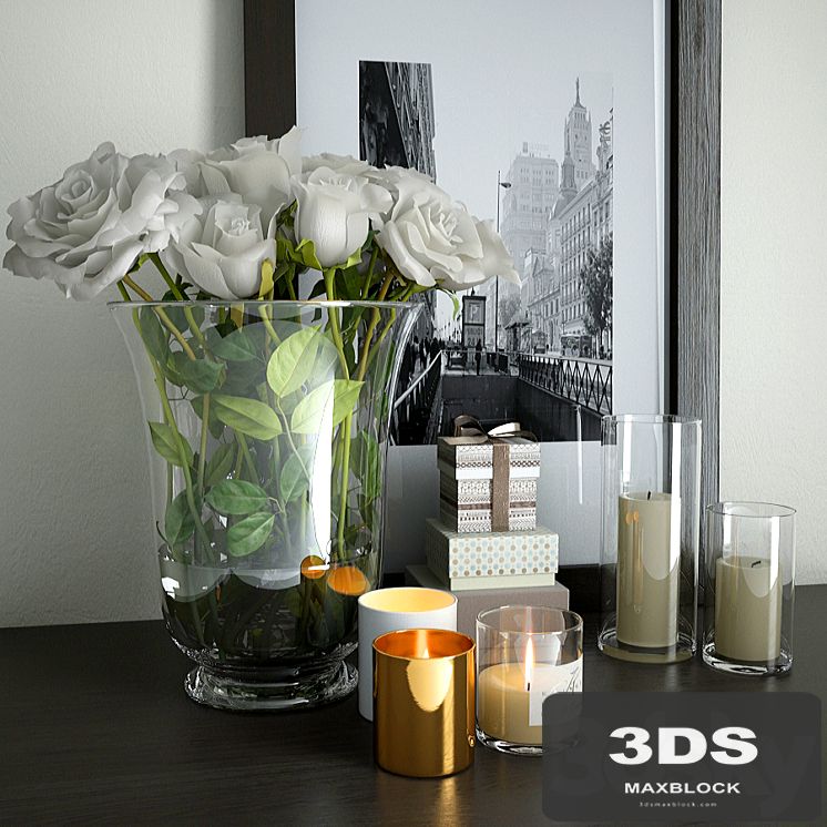 Decoration with flowers