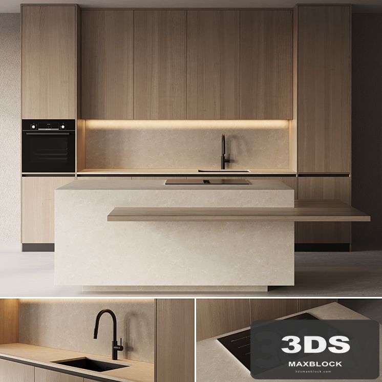 Kitchen in modern style Kitchen 02