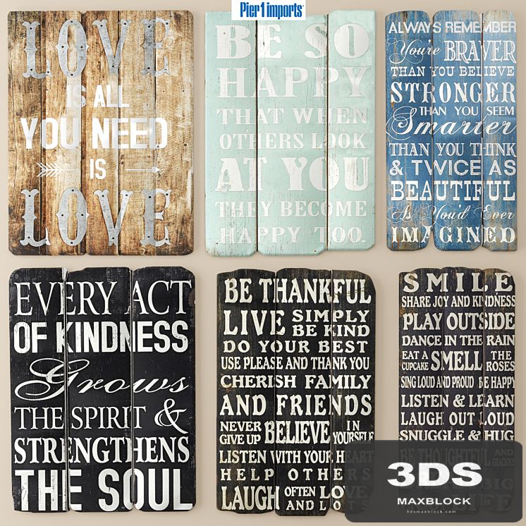 Set, Boards, Pictures, signboards, wooden decor, eco design