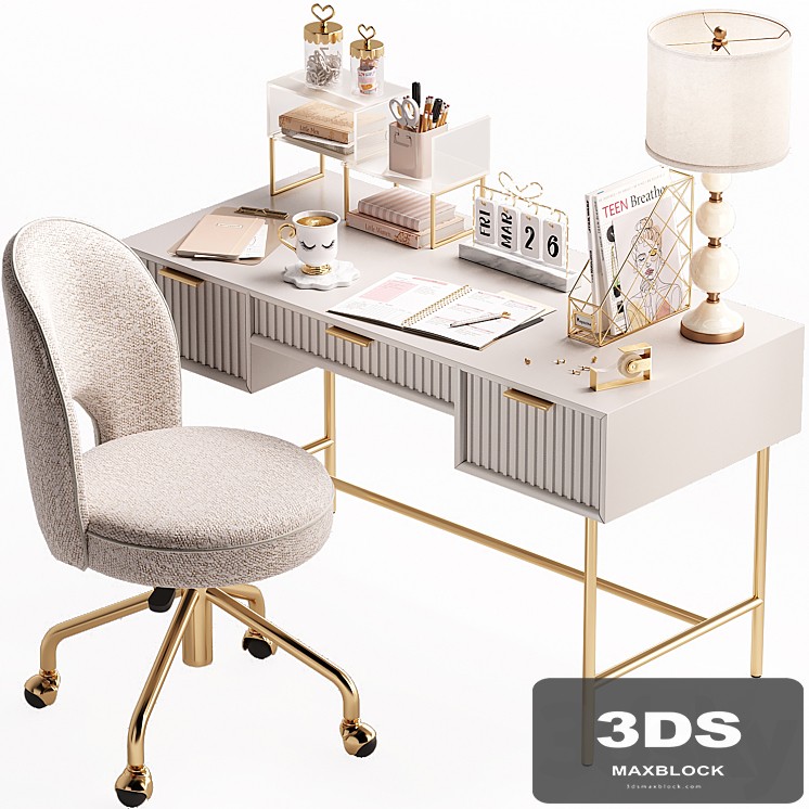 Study Room Desk For Teenagers and Kids_N01