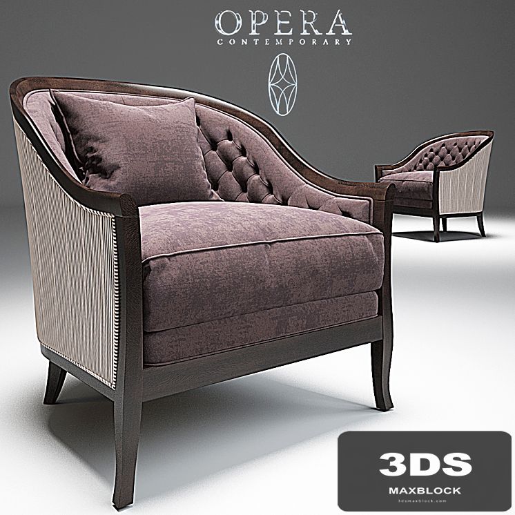 Marta Classic Armchair _Opera