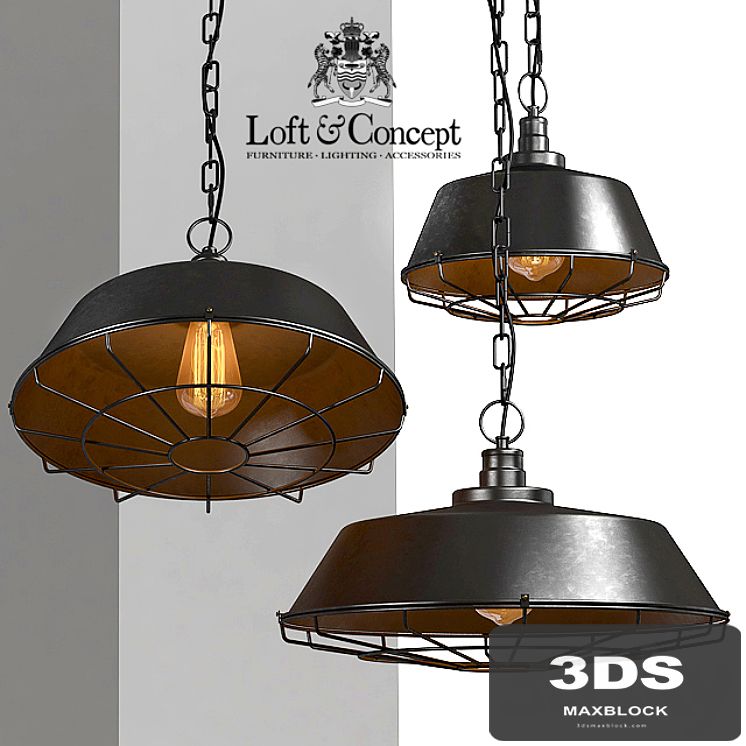 Chandelier Dark Cage Pendant