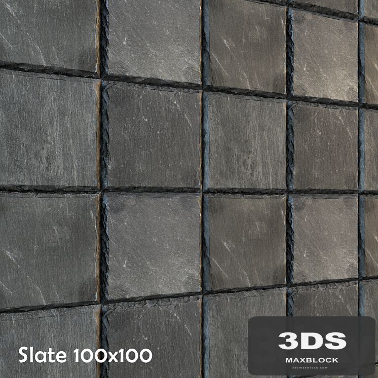 Slate with crushed edge