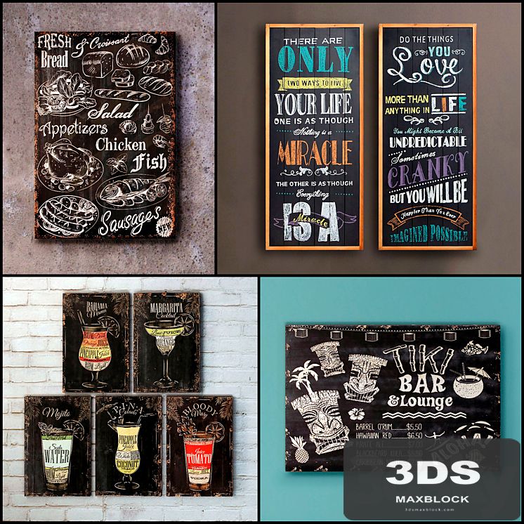 The picture in the frame: a collection of 79. Bar topic