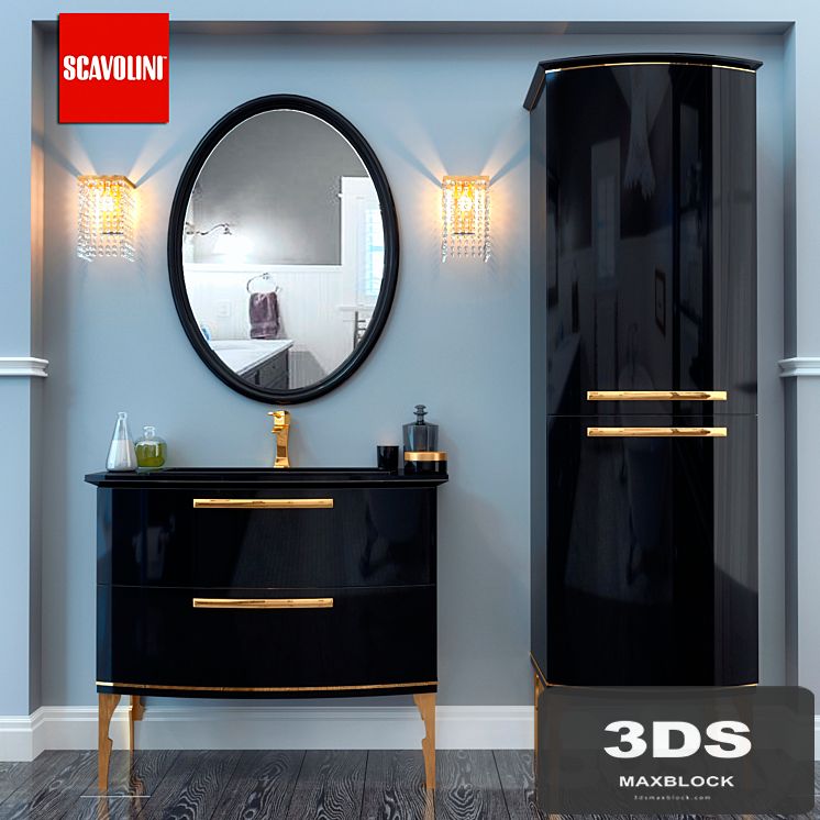 Bathroom Furniture Scavolini Black House