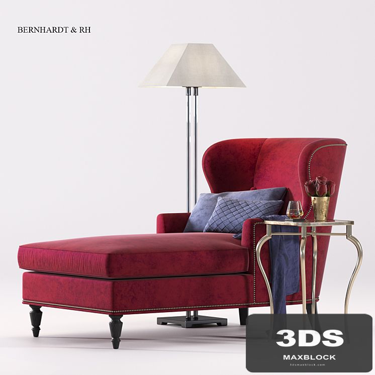 BERNHARDT Nadine Chaise &amp; RH
