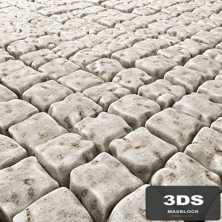 The old square pavers