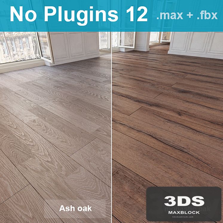 Parquet 12 (2 species, without the use of plug-ins)