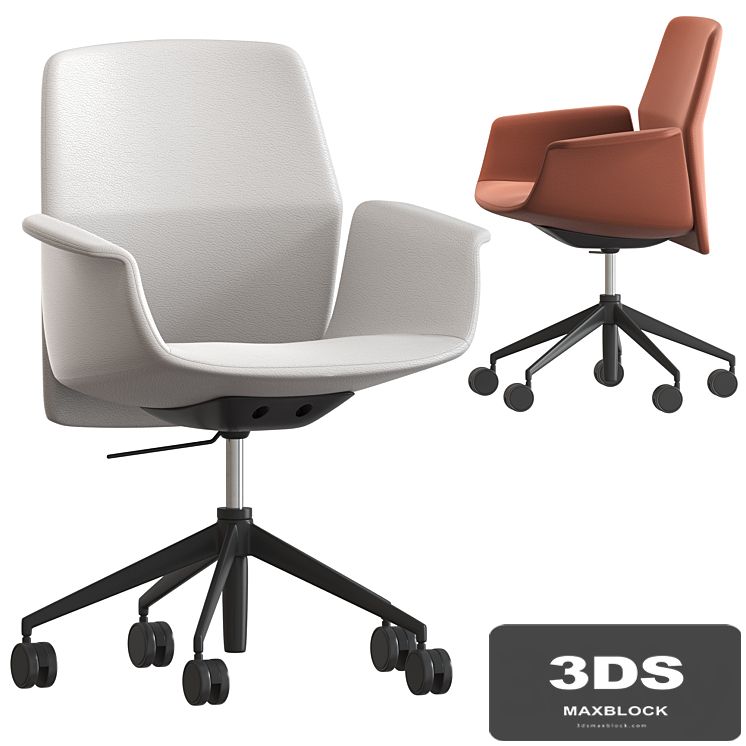 Downtown office chair by Poltrona Frau