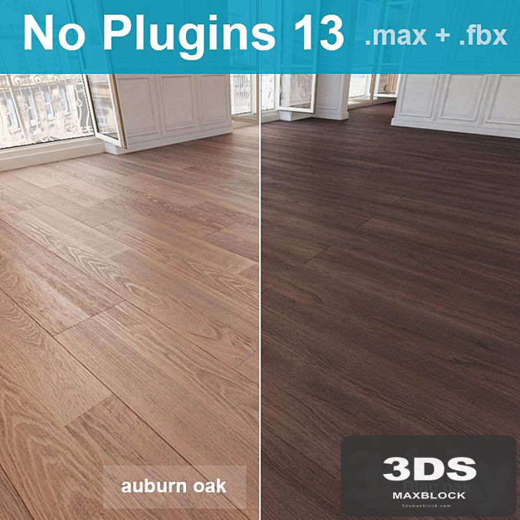 Parquet 13 (2 species, without the use of plug-ins)