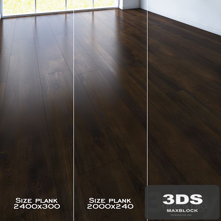 Parquet Line. 3 types, 3 colors