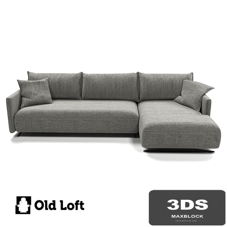 OM Straight three-seater sofa OMNI