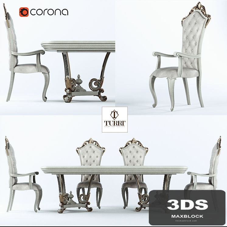 Dining Group Turri Baroque