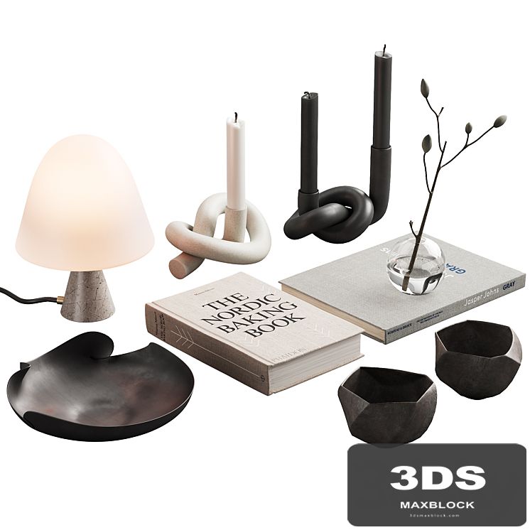 372 decorative set 040 japandi accessories kit 02