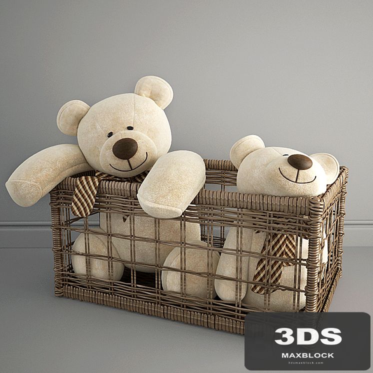 bears in a basket