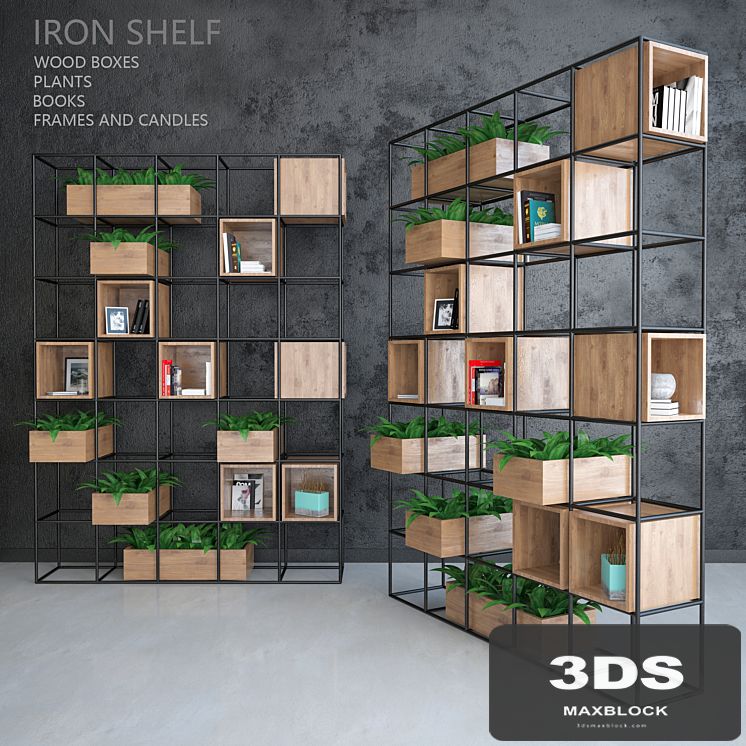 Iron shelf