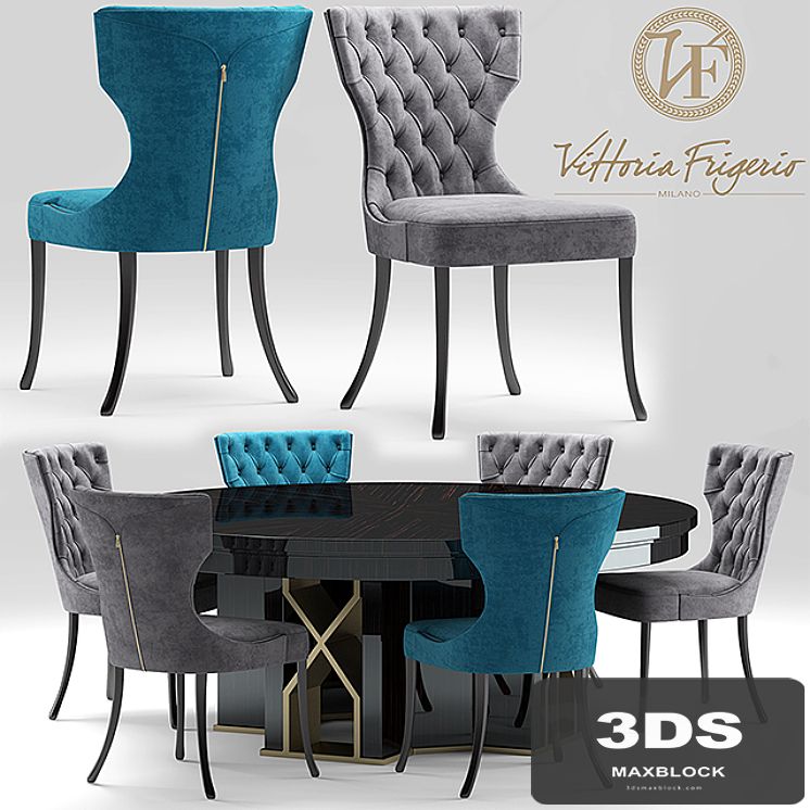 Chair vittoria frigerio Adda Capitonne Grimaldi