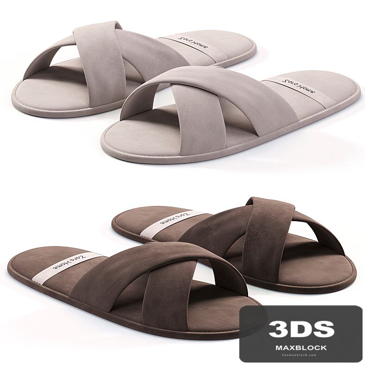 Slippers with open toe