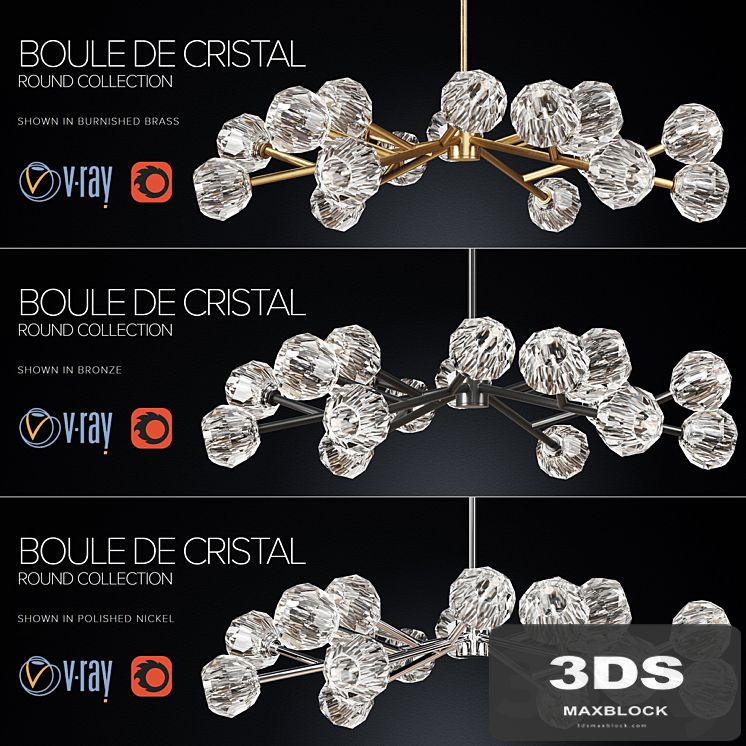 RH / BOULE DE CRISTAL ROUND COLLECTION 48