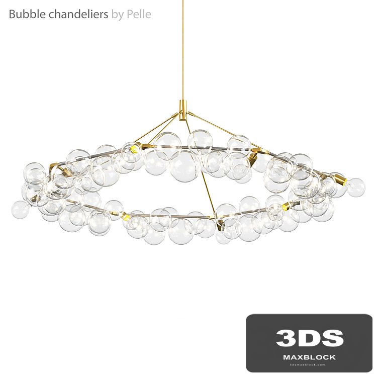 Bubbles chandeliers by Pelle