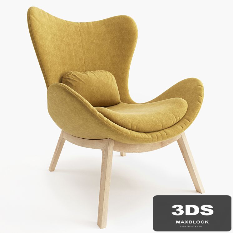 Calligaris LAZY with wooden base