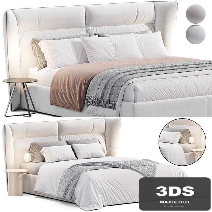 Pasodoble bed by Lecomfort