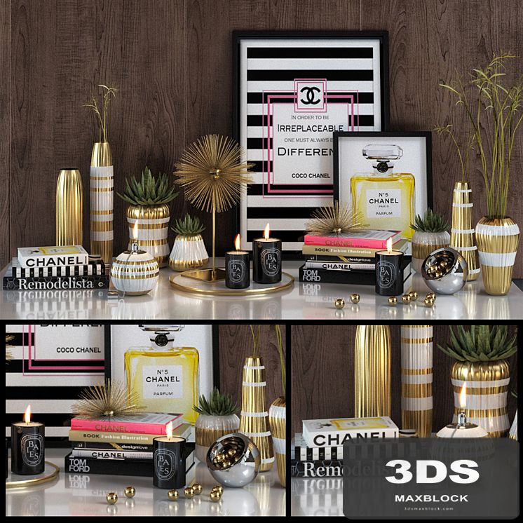 Chanel decorative set
