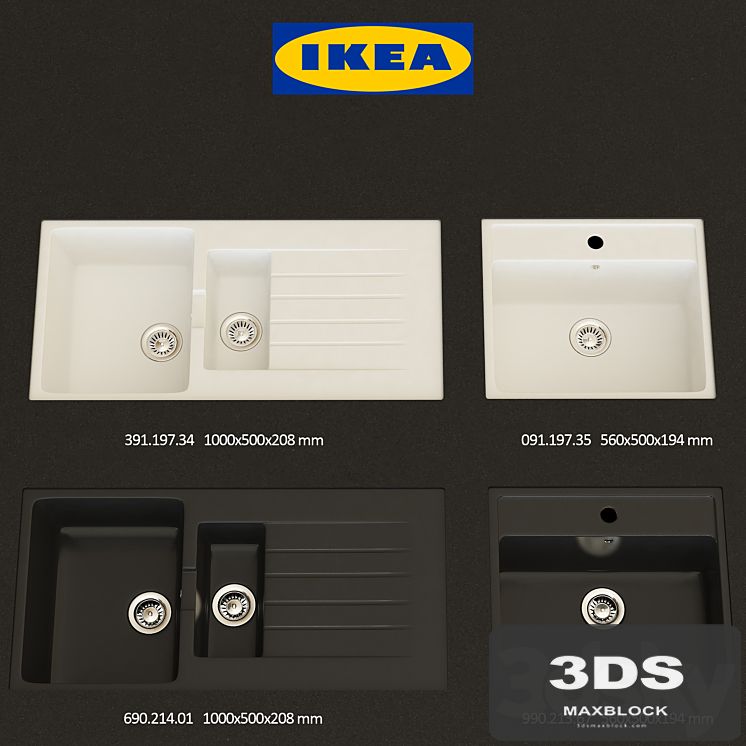 IKEA HALLVIKEN Sinks