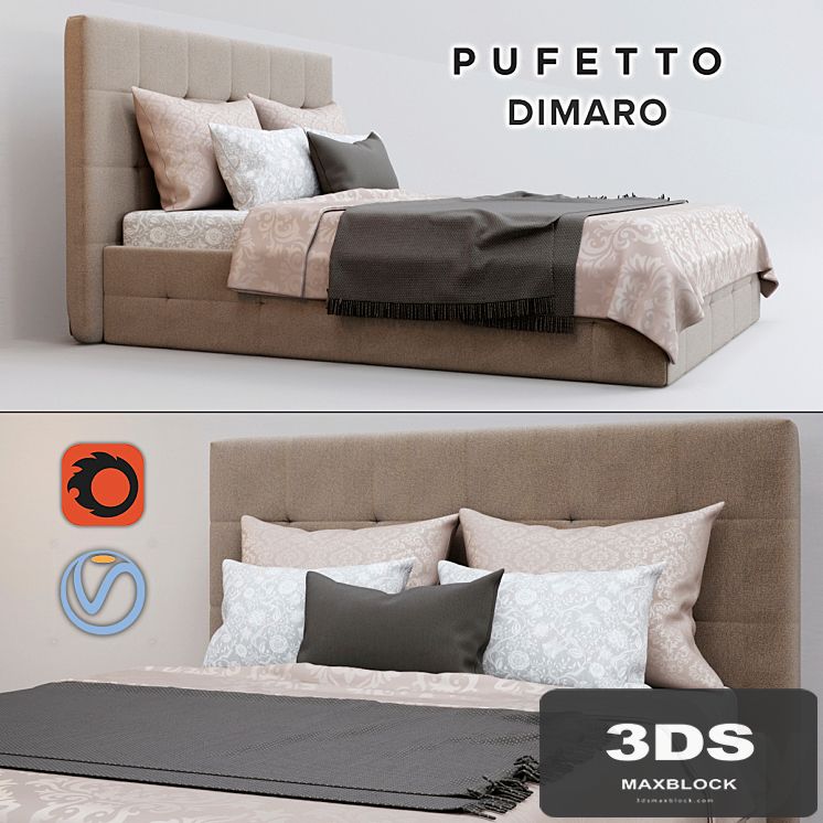 Pufetto Dimaro bed