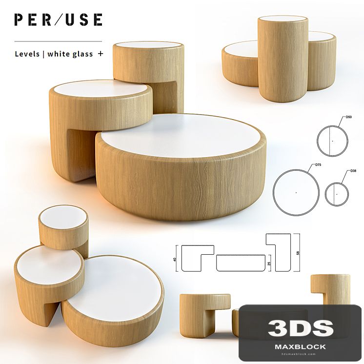 Per / use Levels Coffee Table
