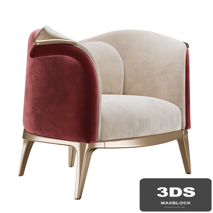 Harlequin Armchair by Alma de Luce