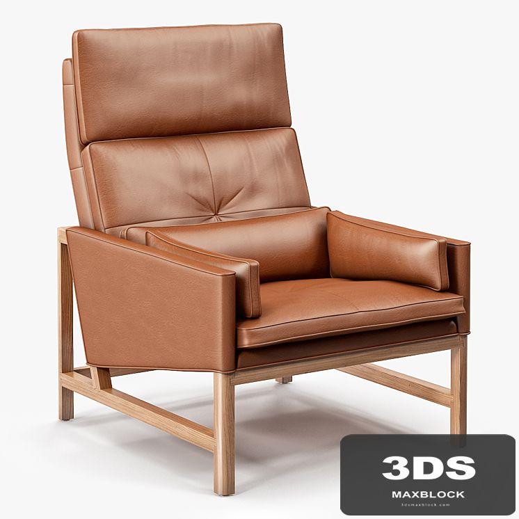 BassamFellows High Back Lounge Chair