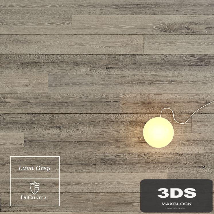Lava Grey wooden floor by DuChateau