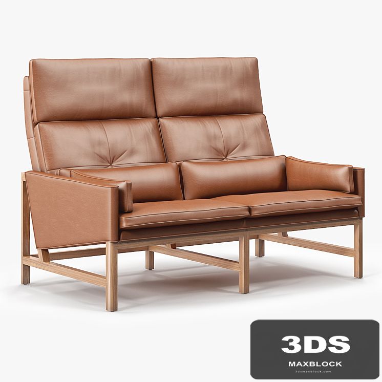 BassamFellows High Back Settee