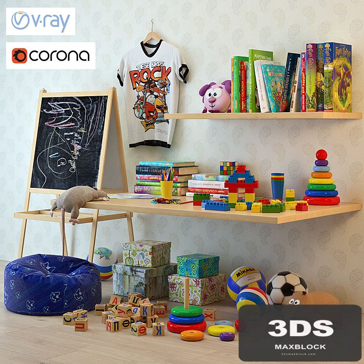 Set for children's little things