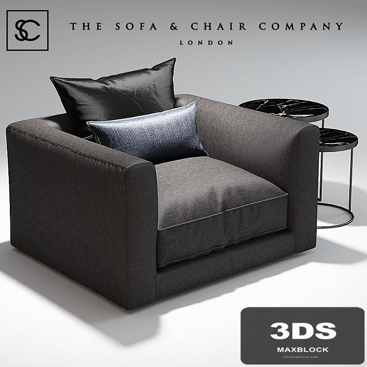 Elis Armchair_The sofa and chair company_Coppice table
