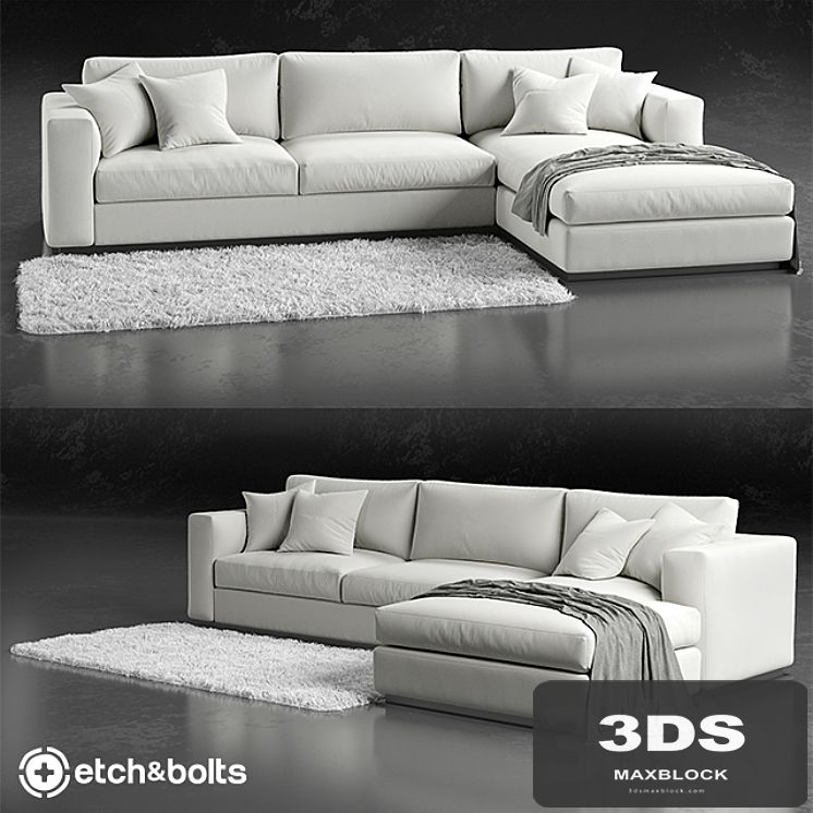 Etch&Bolts Eudora L-Shaped Sofa