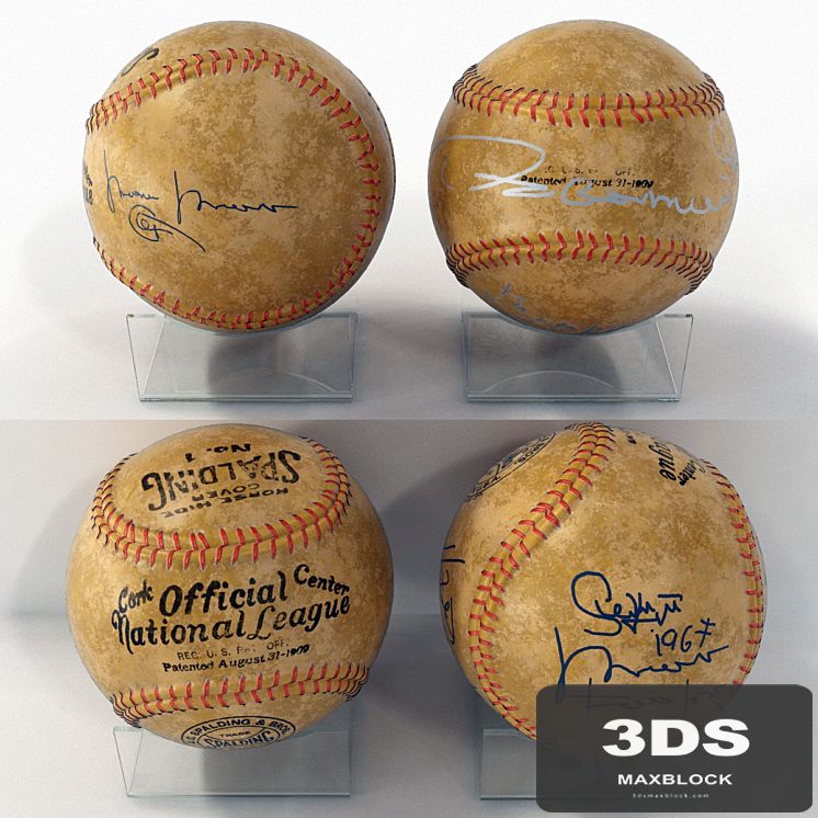 Baseball collector's ball
