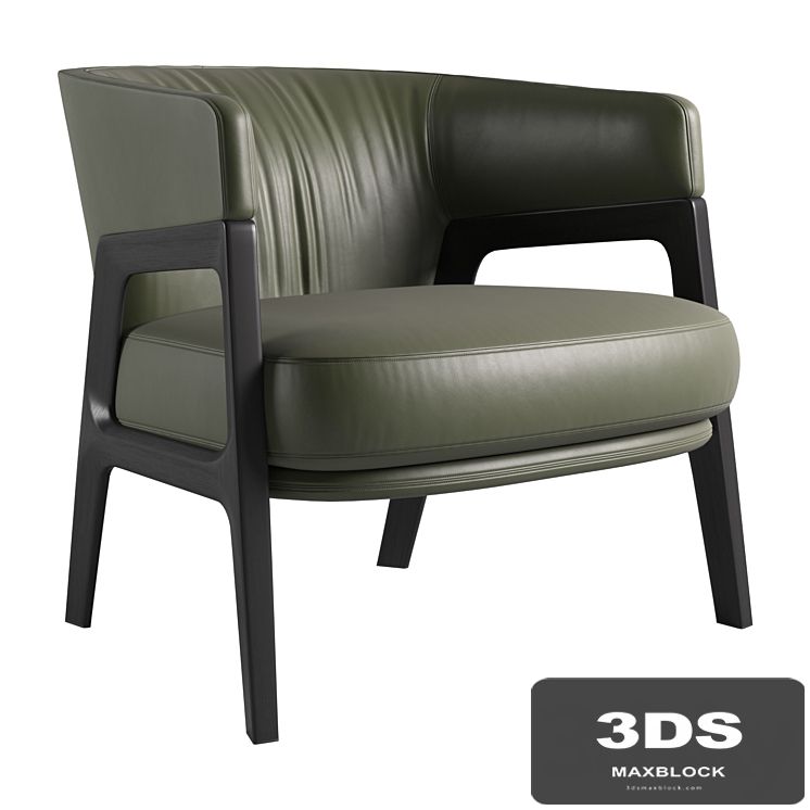 Duo Lounge armchair by Poltrona Frau