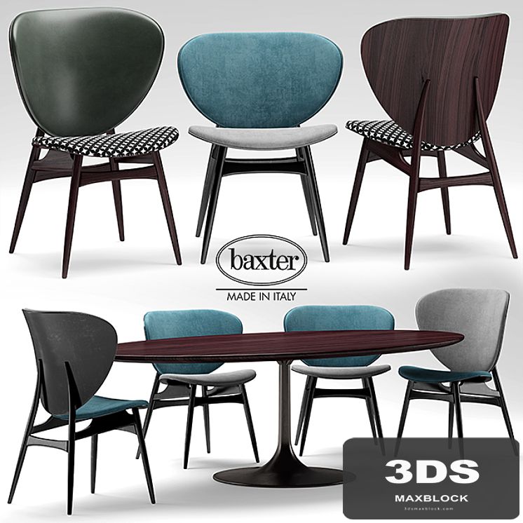 Table and chairs baxter ALVARO ALMA