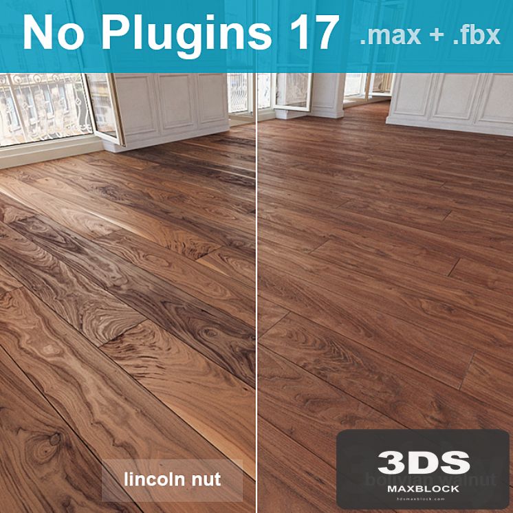 Parquet 17 (2 species, without the use of plug-ins)