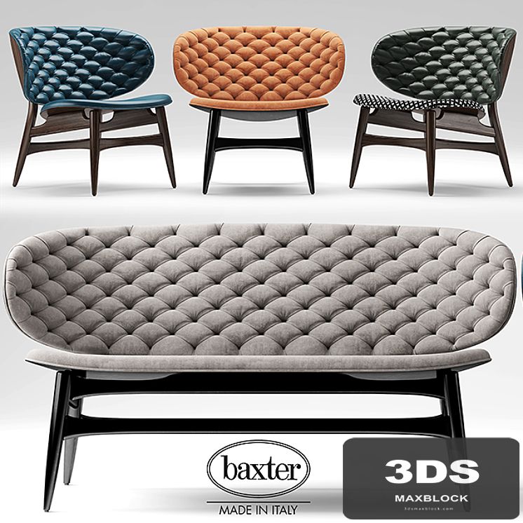 Sofa and chair baxter DALMA