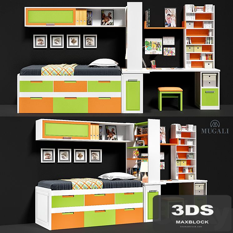 Mugali Juvenile №101 Children cabinet furniture